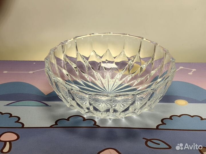 Хрустальная конфетница салатница хрусталь СССР 18