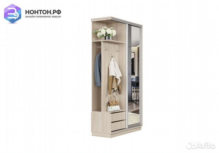 Прихожая-купе Анха мини ясень шимо светлый