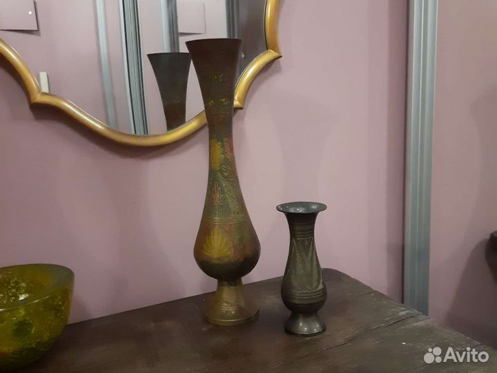 Вазы индия латунь
