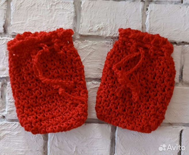 Мешочек вязаный