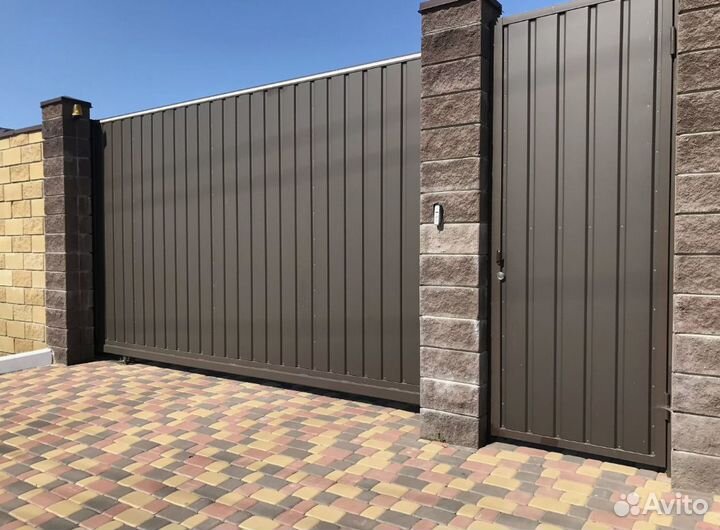 Калитка алюминиевая сборка 1-3 дн