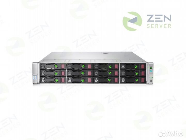 HP DL380 G9 12LFF/2хE5-4667 v4/4х16Gb2133