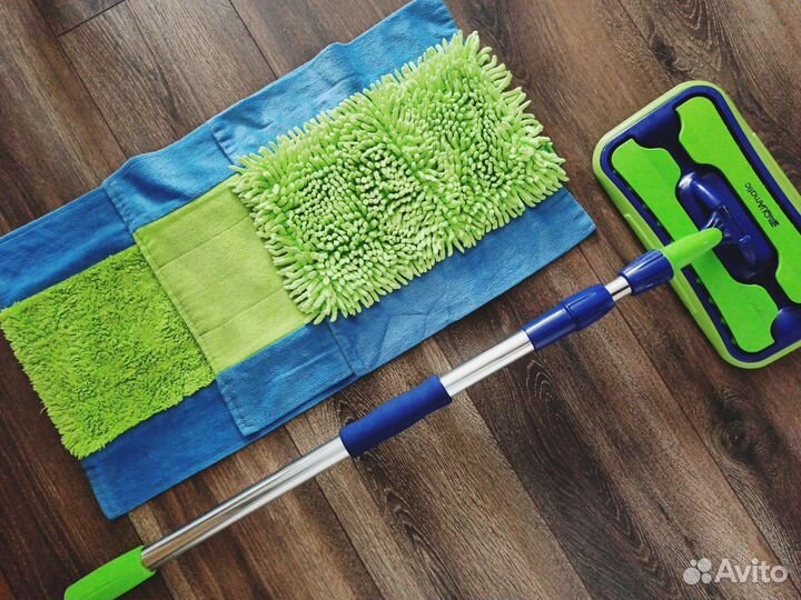 Швабра универсальная Greenway с 3 насадками