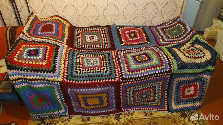 Плед ручной работы