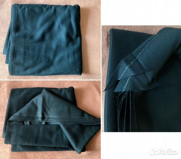 Отрезы, остатки тканей (шерсть, вискоза, полиэстер