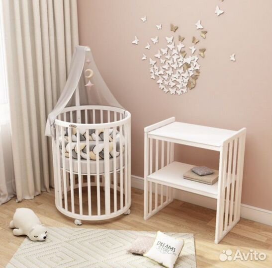 Детская кроватка трансформер premium baby