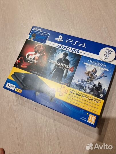 Sony playstation 4 ps4 slim 500gb с играми