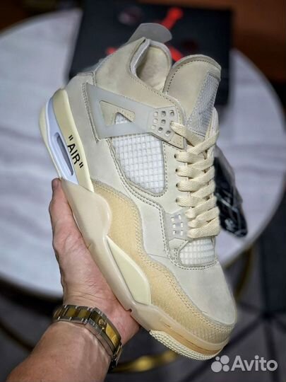 Nike off-white air jordan 4 sail