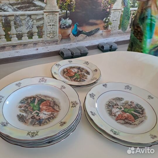 Тарелки из столового сервиза Мадонна ГДР kahla