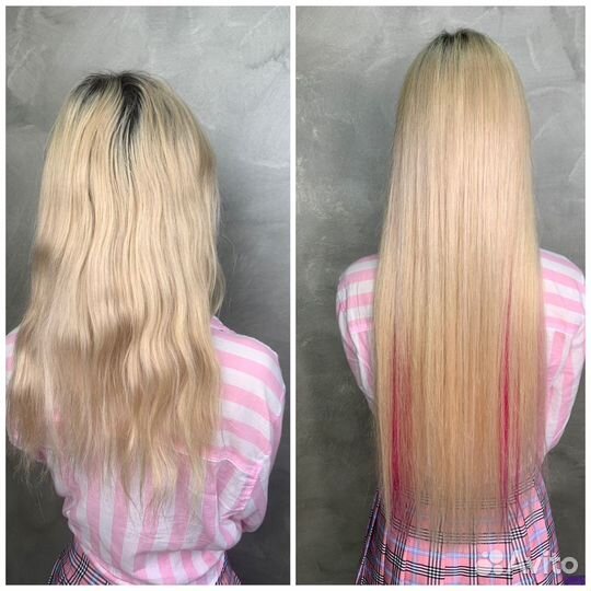 Безопасное наращивание волос. Волосы в наличии