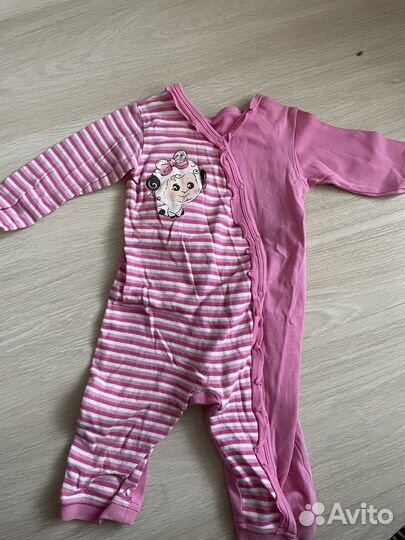 Вещи пакетом на девочку 3-6мес