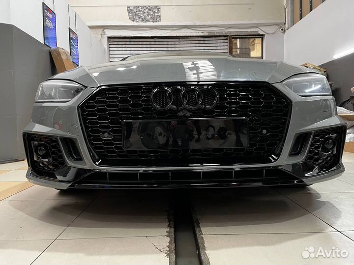 Бампер Audi RS5 передний A5 F5 дорестайлинг