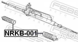 Пыльник рулевой рейки Nissan Almera (N16E) 00