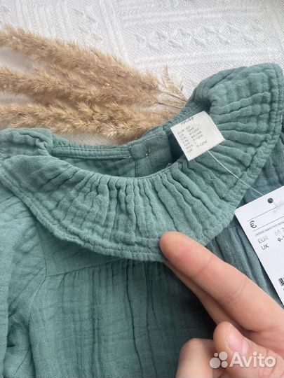 Платье легкое на девочку.80,92см