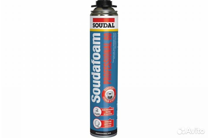 Пистолетная пена soudal Соудафоам Профессионал 60