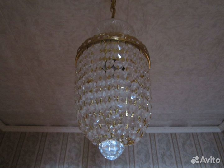 Люстра хрустальная Богемия. Чехия