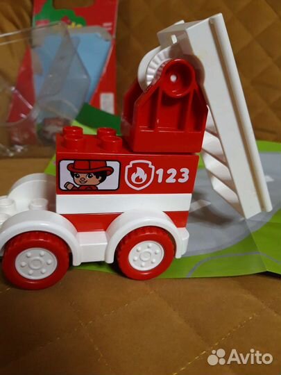 Лего дупло пожарная машина оригинал