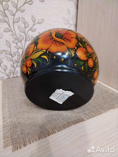 Деревянные вазы Хохлома