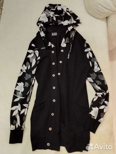 Кардиган из вискозы EA7 Emporio Armani