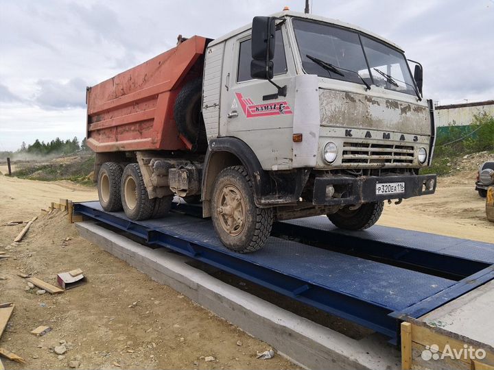 Автомобильные весы 12м 60т (бюджетный вариант)