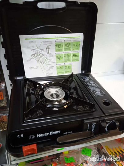 Газовая горелка туристическая с переходником