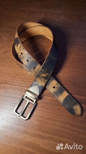 Мужской кожаный ремень ручной работы