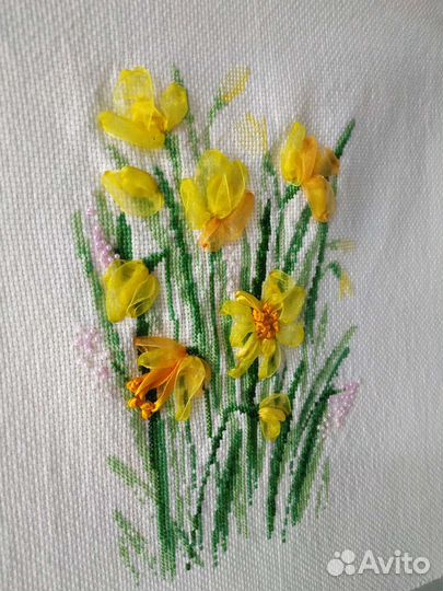 'Весенний нарцисс ', вышитый набор