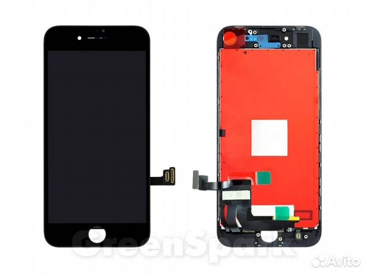 Дисплей для iPhone 8/SE 2020 +тач черный с рамкой