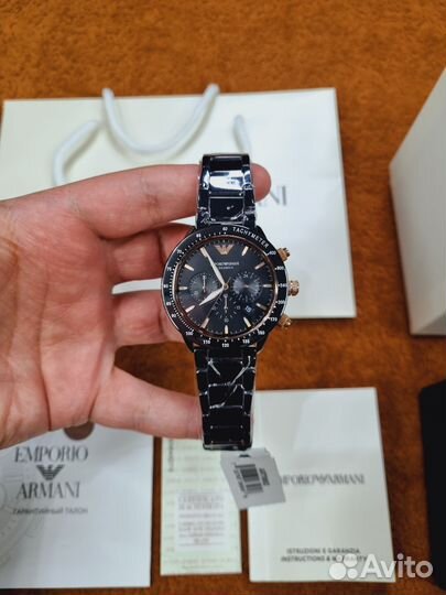 Часы Оригинальные керамические Armani AR70002