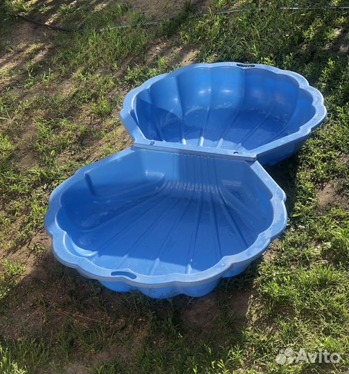 Бассейн песочница детский ракушка