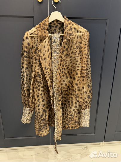 Леопардовая кофта
