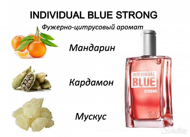 Мужская туалетная вода Avon Individual Blue