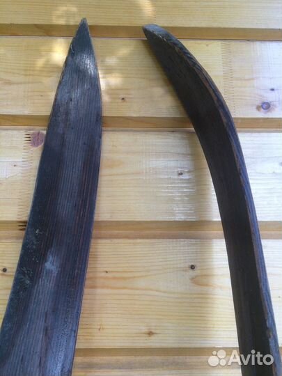 Лыжи антикварные