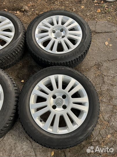 Колеса r16 4/108 citroen peugeot зимние ориг