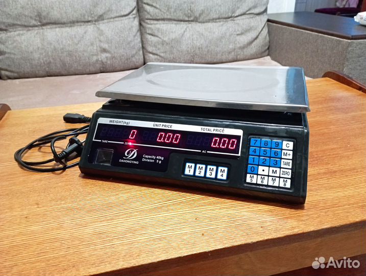 Весы торговые электронные