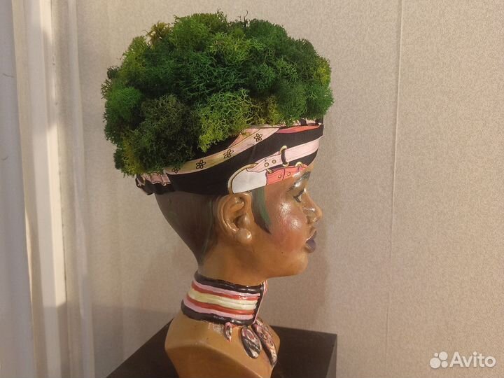 Статуэтка со мхом стабилизированным. 