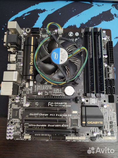 Intel Core i7 4770k + MB GA-Z87M-D3H + 16 GB RAM