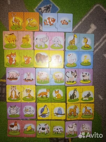 Деревянные пазлы, развивающие игрушки