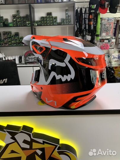 Шлем Fox V1 Leed Helmet