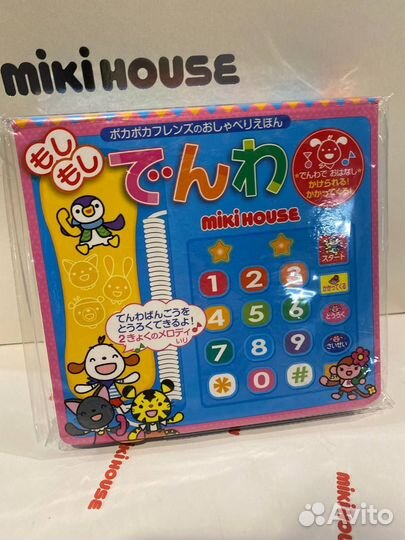 Музыкальная книга с картинками Miki House