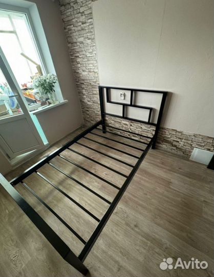 Кровать в стиле «лофт» металлическая 140х200