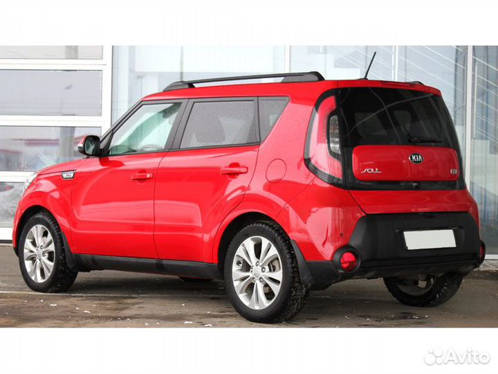 Рейлинги на крышу установка Kia Soul II, 2014-2016