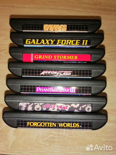 11 картриджей Сега