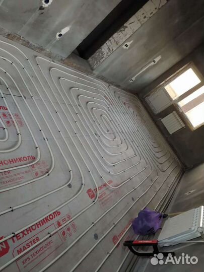 Монтаж отопления, водоснабжения. Теплый пол