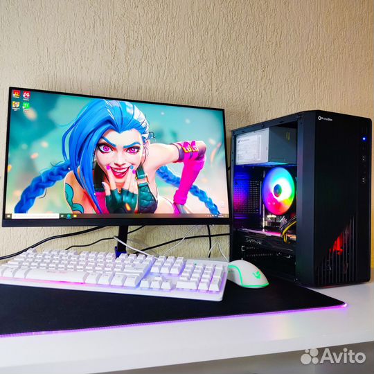 Игровой пк Intel 6 ядер + RX 570 8 gb + 16 RAM