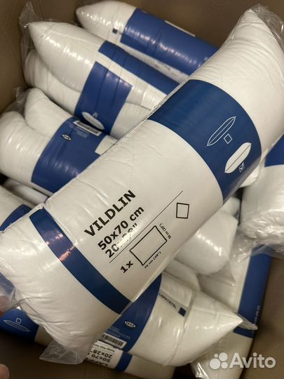Подушка IKEA 50x70 см vildlin/вильдлин Высокая