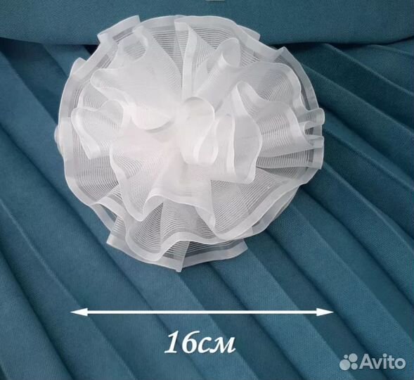 Бант для волос на резинке