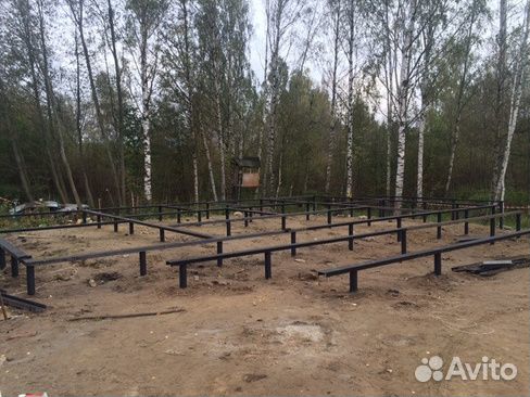 Свайный фундамент. Винтовая свая. Круглогодично