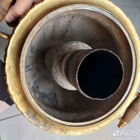 Самовар антикварный на дровах