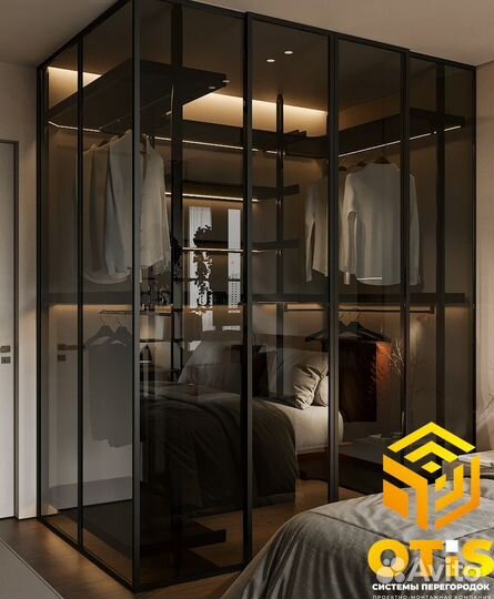 Стеклянные перегородки